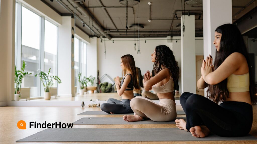Inhale peace, exhale stress. A yogi finds serenity amidst the quiet beauty of a morning landscape