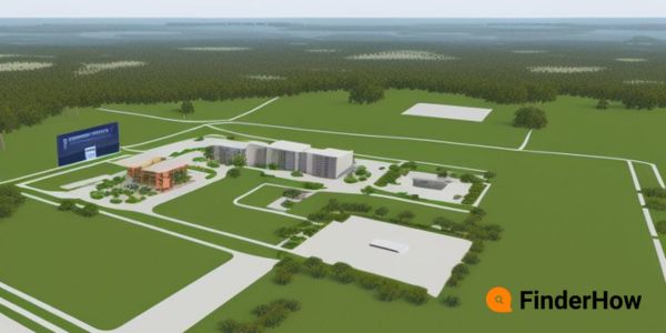 A 3D render of a virtual land plot Investing in the Metaverse