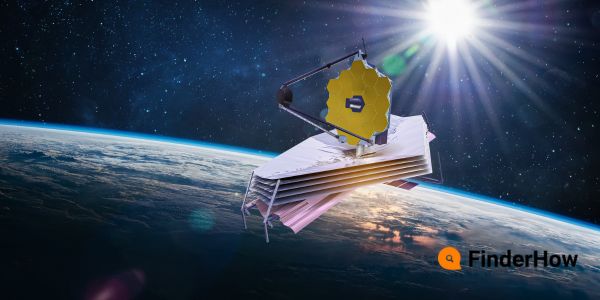 The James Webb Space Telescope floating in space Search for Extraterrestrial Life: