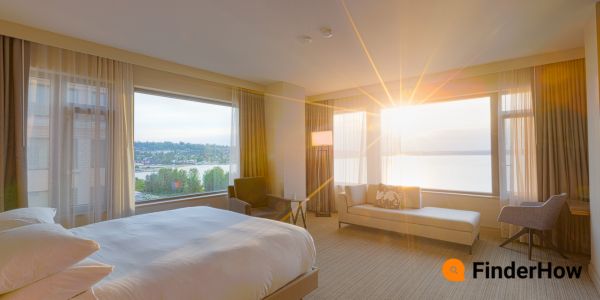 morning sunshine in bedroom